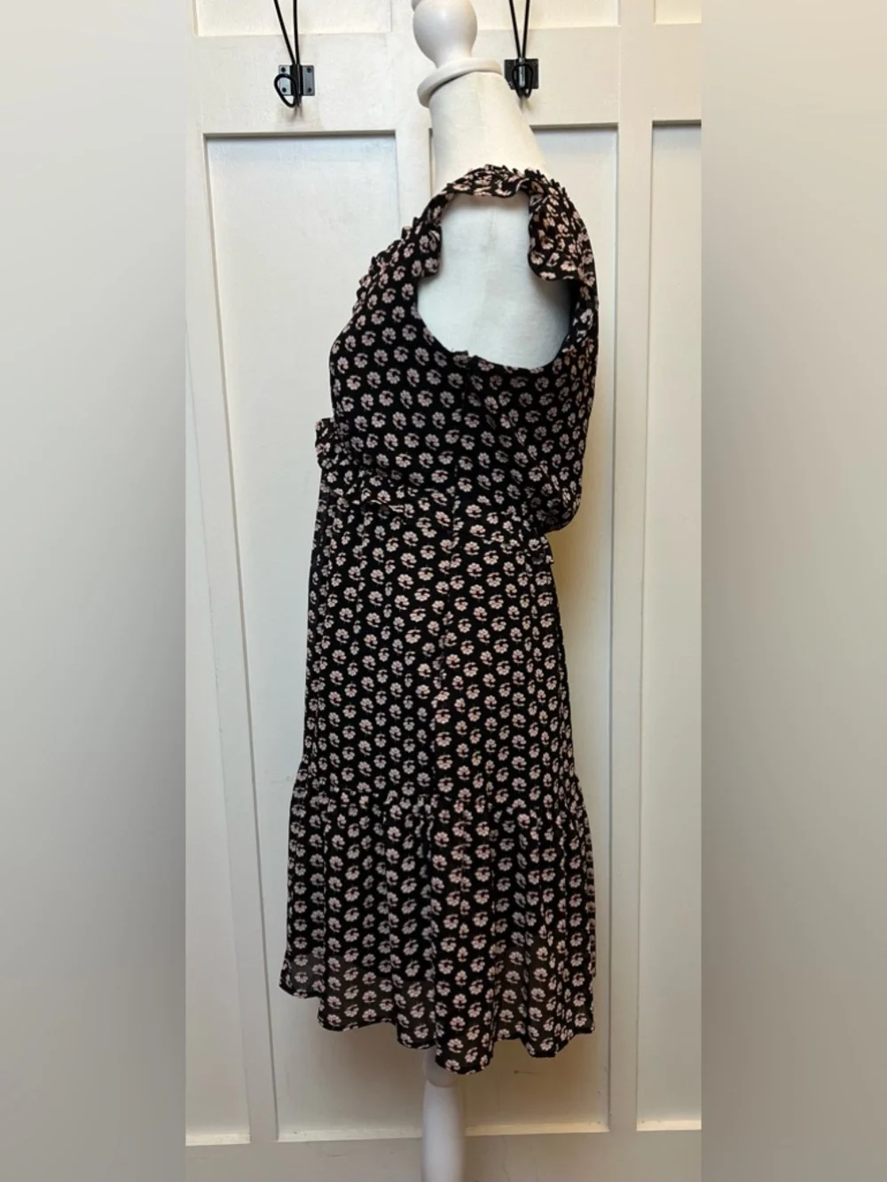 J Crew Sz 0 Floral Summer Dress Ruffle Whimisgoth Fairy Graduation Wedding Guest